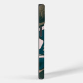 Wirbel aus blau-rosa Marmor Case-Mate iPhone Hülle (Rückseite / Rechts)