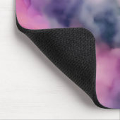 Wirbel aus lila Marmor  Mousepad (Ecke)