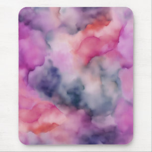 Wirbel aus lila Marmor Mousepad