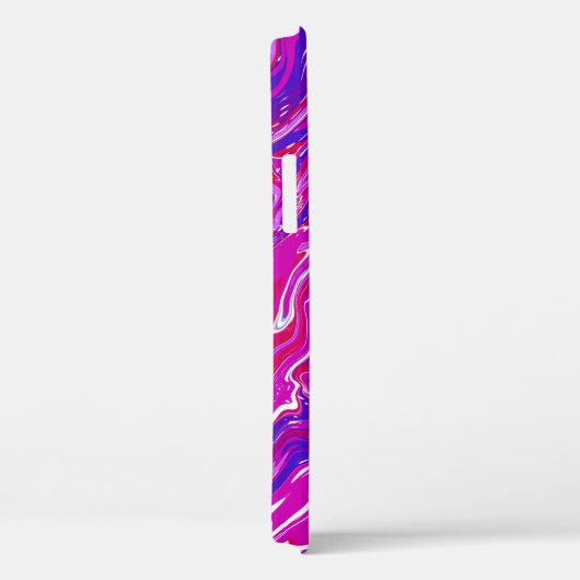 Wirbel aus rosa und Lila Marmor Case-Mate iPhone Hülle (Rückseite / Rechts)