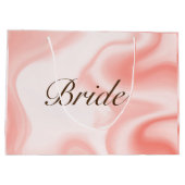 Wirbel aus weichem Rose-Gold, Textbrücke Große Geschenktüte (Rückseite)