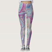 Wirbel aus Wilde Marble Leggings (Vorderseite)