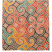 Wirbel-Beispielmuster Duschvorhang (Vorderseite)