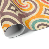 Wirbel-Beispielmuster Geschenkpapier (Rolleneckpunkt)