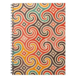 Wirbel-Beispielmuster Notizblock