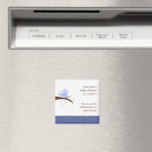 Wirbel Bird Custom Baby Dusche Gefallen Magnet (In Situ (Geschirrspüler))