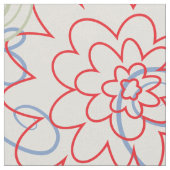 WIRBEL & BLÄTTER & BLUME STOFF (Nahaufnahme)