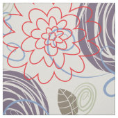 WIRBEL & BLÄTTER & BLUME STOFF (Muster)