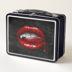 Wirbel Bloody Kiss Metall Brotdose