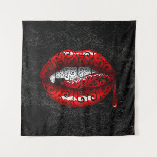Wirbel Bloody Kiss Wandteppich