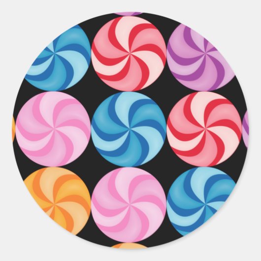 Wirbel Candies Sticker (Vorderseite)