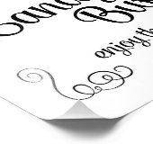 Wirbel Candy Buffet Custom Wedding Print Fotodruck (Ecke)