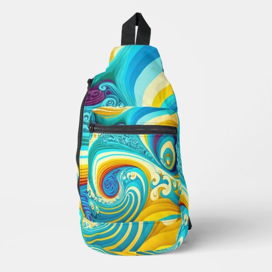 Wirbel Crossbody Bag (Vorderseite)