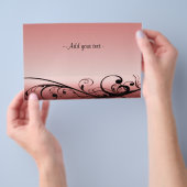 Wirbel Deko Flyer (Handgriff)