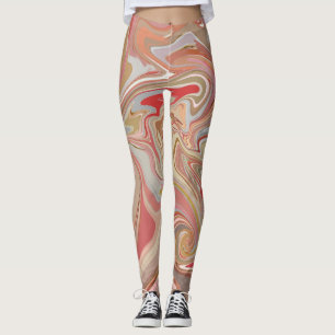 Wirbel der Koralle Leggings