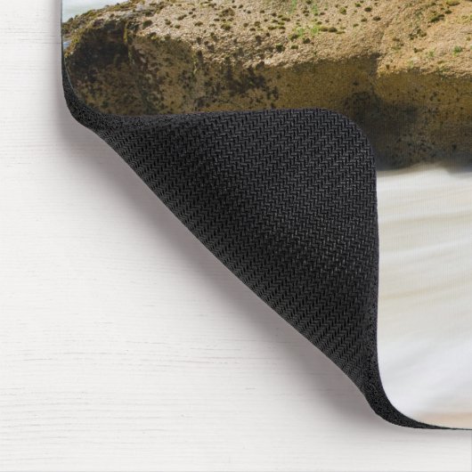Wirbel der Meerestide am Strand Mousepad (Ecke)