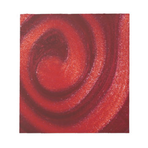 Wirbel der Nagellack Notizblock