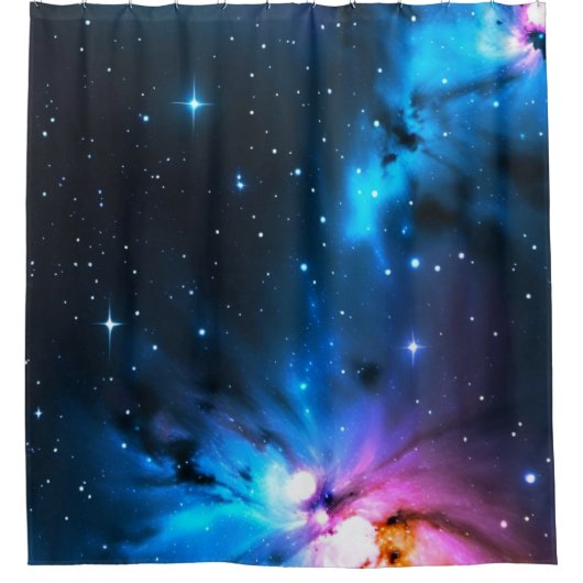 Wirbel der Sterne Duschvorhang (Vorderseite)