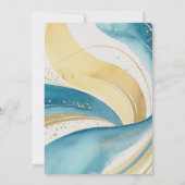 Wirbel der Violine Watercolor - Musik zum Geburtst Karte (Rückseite)