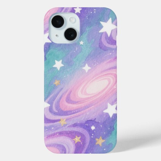 Wirbel des Aquarelle Muster Case-Mate iPhone Hülle (Rückseite)