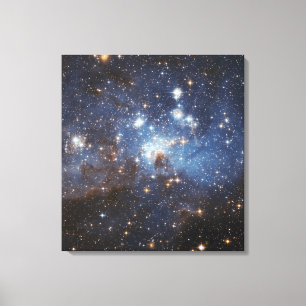 Wirbel des Gases und des Staubes Leinwanddruck