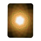 Wirbel des Gelblichts auf Schwarz Magnet (Vertikal)