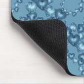 Wirbel des Herzens, Light Blue-MOUSEPAD Mousepad (Ecke)