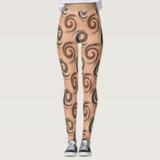 Wirbel des Lebens Leggings (Vorderseite)