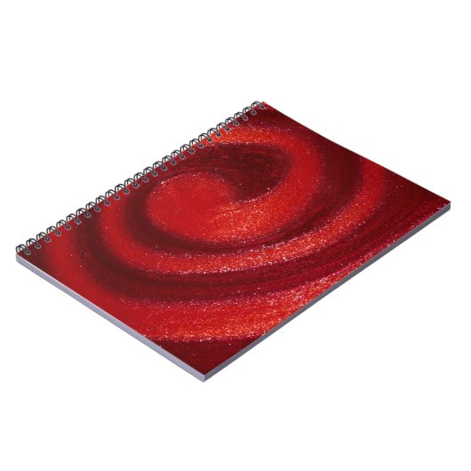 Wirbel des Nagellacks Notizblock (Linke Seite)