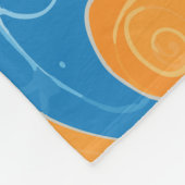 Wirbel Design Fleecedecke (Ecke)