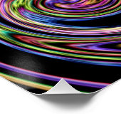 Wirbel, die Zoom-Poster leuchten Poster (Ecke)