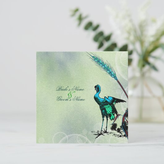 Wirbel Einladung (Stehend Vorderseite)