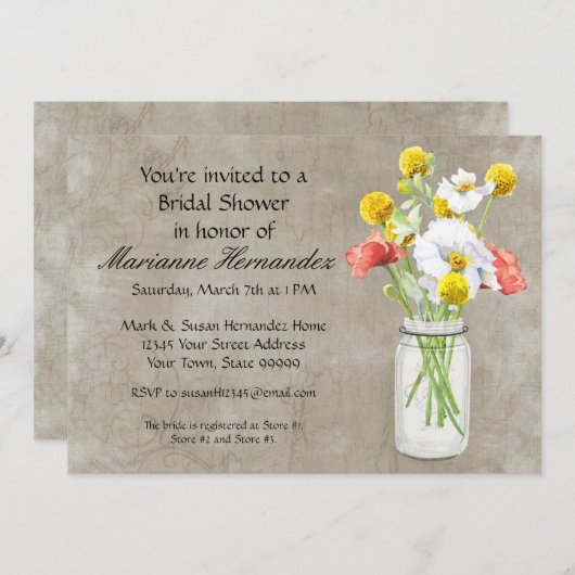 Wirbel Einladung (Vorne/Hinten)