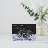 Wirbel Florals - Visitenkarte (Stehend Vorderseite)