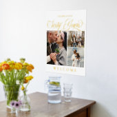 Wirbel & Fotos 60. Hochzeitstag Begrüßung Foliendrucke (Ablage(Küche))