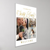 Wirbel & Fotos 60. Hochzeitstag Begrüßung Foliendrucke (Ablage )