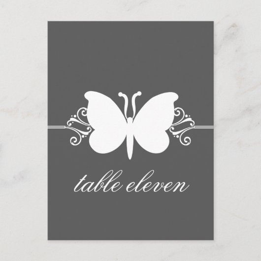 Wirbel für Kohleschmetterlinge Postkarte (Vorderseite)