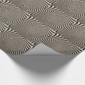 Wirbel für Schwarzweißfotografie Geschenkpapier (Ecke)