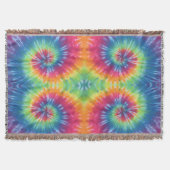 Wirbel Gefärbte Krawatte Decke (Vorderseite)