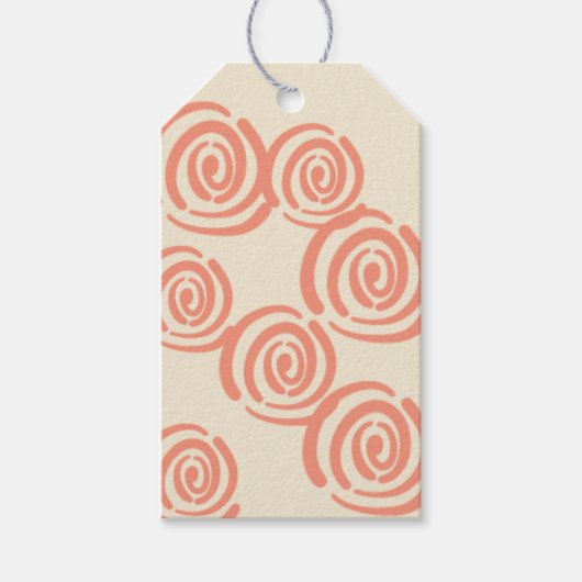 Wirbel-Geschenkmarke Geschenkanhänger (Vorderseite)