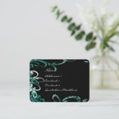 Wirbel gestörte Farbtafeln Visitenkarte (Stehend Vorderseite)