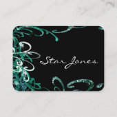 Wirbel gestörte Farbtafeln Visitenkarte (Rückseite)