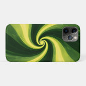 Wirbel grün und gelb Case-Mate iPhone hülle (Rückseite (Horizontal))