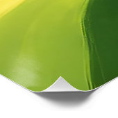 Wirbel grün und gelb poster (Ecke)