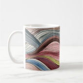 Wirbel-Handgemalte abstrakte Wasserfarbenkunst Kaffeetasse (Links)