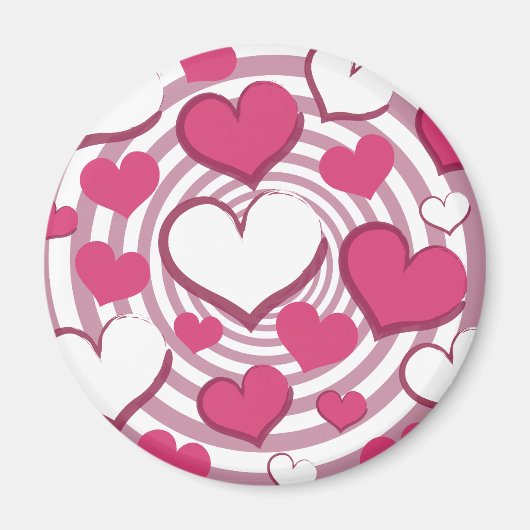 Wirbel Hearts Magnet (Vorne)