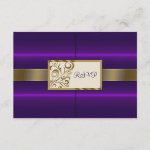 Wirbel Hochzeit des RSVP Karte