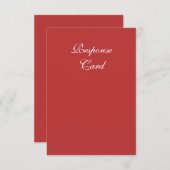 Wirbel in Candy Red UAWG RSVP Karte (Vorne/Hinten)