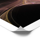 WIRBEL IN WEICHEN ANTIQIE PINK LILA POSTER (Ecke)