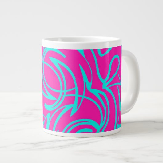 Wirbel Jumbo-Tasse (Vorderseite Rechts)
